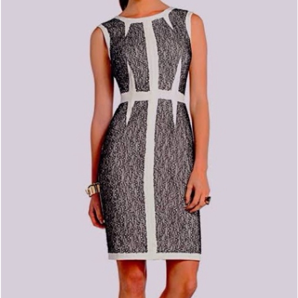 BCBG MAXAZRIA Rumor Lace Sheath Dress